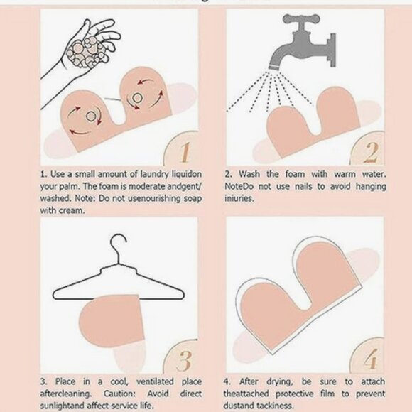 Bontiere Strapless Backless Push Up Adhesive Bra in Size S NWT - Picture 3 of 11